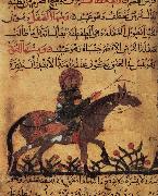unknow artist Islamic school horse and horseman illustration out of the book of the smith art of Ahmed ibn al-Husayn ibn al-Ahnaf Spain oil painting artist
